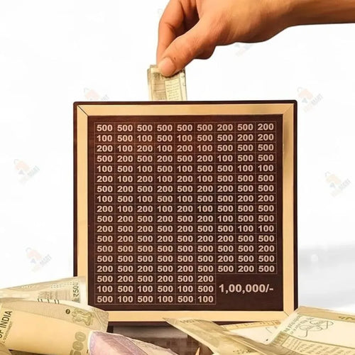 1,00,000 Rs money saving Box, Piggy bank, Smart money saving piggy bank